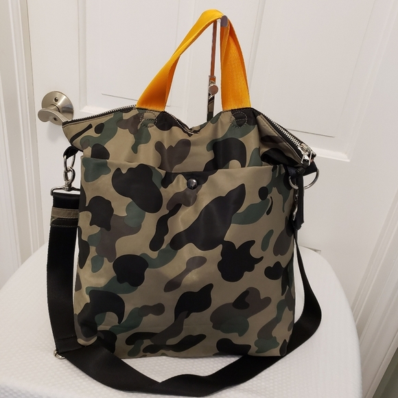 Shortylove "Wonder" Camo Print Large Crossbody/Shoulder/Top Handle Versatile Bag - Picture 4 of 14